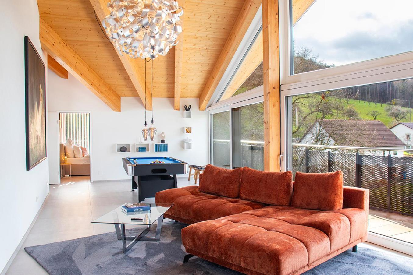 ※Luxus Loft Mit Boxspringbetten Und Heimkino ※ Inzlingen Buitenkant foto